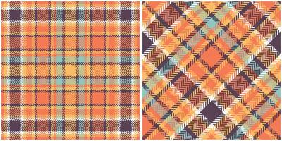 escocês tartan padronizar. clássico xadrez tartan tradicional escocês tecido tecido. lenhador camisa flanela têxtil. padronizar telha amostra incluído. vetor