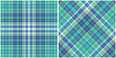 clássico escocês tartan Projeto. verificador padronizar. tradicional escocês tecido tecido. lenhador camisa flanela têxtil. padronizar telha amostra incluído. vetor