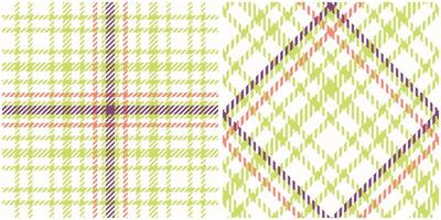 tartan xadrez padronizar desatado. xadrez padrões desatado. tradicional escocês tecido tecido. lenhador camisa flanela têxtil. padronizar telha amostra incluído. vetor