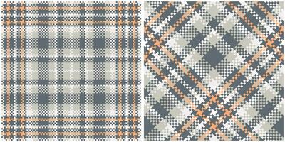 tartan desatado padronizar. doce verificador padronizar flanela camisa tartan padrões. na moda azulejos para papeis de parede. vetor