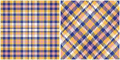 escocês tartan xadrez desatado padrão, tabuleiro de damas padronizar. tradicional escocês tecido tecido. lenhador camisa flanela têxtil. padronizar telha amostra incluído. vetor