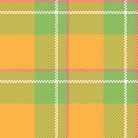 escocês tartan padronizar. tartan xadrez desatado padronizar. tradicional escocês tecido tecido. lenhador camisa flanela têxtil. padronizar telha amostra incluído. vetor