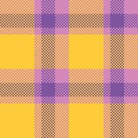 tartan xadrez desatado padronizar. clássico escocês tartan Projeto. tradicional escocês tecido tecido. lenhador camisa flanela têxtil. padronizar telha amostra incluído. vetor