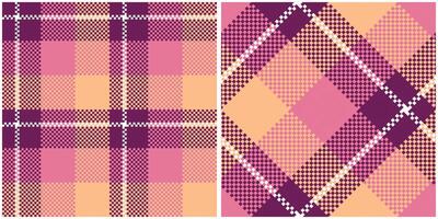 escocês tartan desatado padronizar. xadrez padronizar desatado modelo para Projeto ornamento. desatado tecido textura. vetor