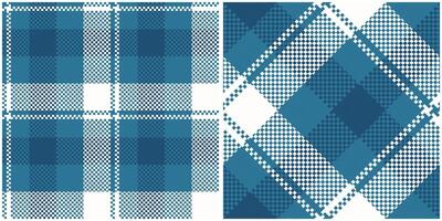 escocês tartan xadrez desatado padrão, tecido de algodão padrões. modelo para Projeto ornamento. desatado tecido textura. ilustração vetor