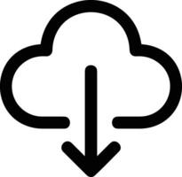 nuvem ícone símbolo imagem. ilustração do a hospedagem armazenamento vetor