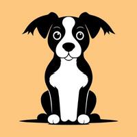 uma cachorro logotipo Projeto vetor