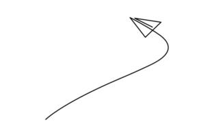 papel papel avião ícone, rápido crescendo o negócio líderfoguete desenhando Projeto 1 vetor