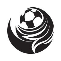 futebol logotipo Projeto modelo imagem isolado em branco vetor