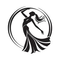 latim dança logotipo Projeto imagens isolado em branco fundo vetor