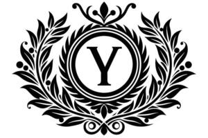 folha carta y logotipo ícone modelo Projeto vetor