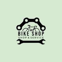 bicicleta fazer compras logotipo modelo, Projeto minimalista vetor