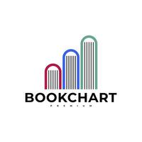 livro gráfico investimento contabilidade logotipo ícone ilustração vetor