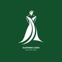 uma roupas logotipo modelo vetor