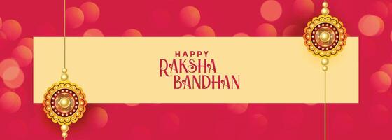 feliz raksha bandhan festival bandeira Projeto vetor