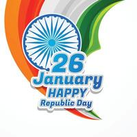 elegante indiano feliz república dia fundo Projeto vetor