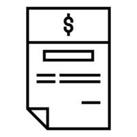 imposto carta ícone com transparente fundo vetor