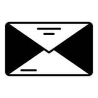 postal envelope ícone, postar escritório equipamento ícone vetor