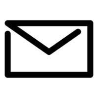 envelope, simples ícone qualidade interface vetor