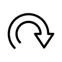 recarregar ícone símbolo Projeto ilustração vetor