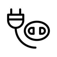plugue ícone símbolo Projeto ilustração vetor