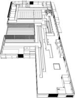 3d ilustração do industrial projeto vetor