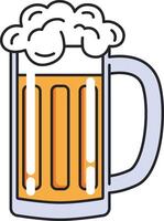 Cerveja simples ilustração vetor