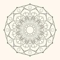 desenhar mandala para colorir vetor