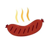 bratwurst ícone clipart avatar logótipo isolado ilustração vetor