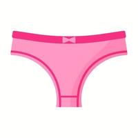 mulheres calcinha esporte rosa. conceito de moda. vetor