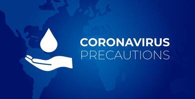 coronavírus precauções lavar as mãos covid-19 ilustração vetor
