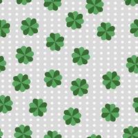 trevo patricks day pattern. desatado vetor