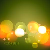 ilustração de luzes brilhantes de bokeh vetor