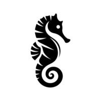 cavalo marinho logotipo Projeto ilustração vetor