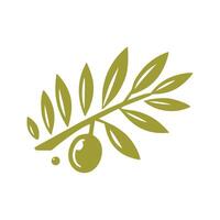 Oliva óleo logotipo Projeto inspiração.olive óleo logotipo Projeto modelo vetor