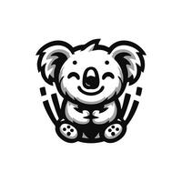 coala logotipo Projeto ilustração. coala . coala ícone mascote Projeto vetor