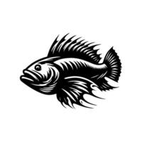 peixe predador logotipo Projeto. Golias logotipo Projeto inspiração vetor