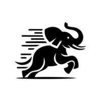 elefante logotipo. elefante ilustração vetor