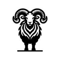 ovelha logotipo Projeto. ilustração do Preto ovelha vetor