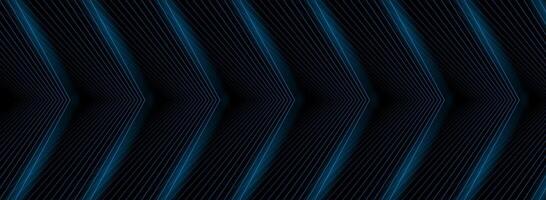 azul mínimo seta linhas abstrato futurista tecnologia fundo vetor