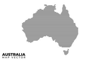 pontilhado linha mapas do Austrália. muito adequado para Projeto fundos, áreas, Projeto elementos e outros. vetor