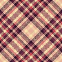 textura têxtil do tartan xadrez tecido com uma desatado padronizar Verifica fundo. vetor