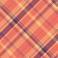 fundo Verifica textura do tartan têxtil padronizar com uma xadrez tecido desatado. vetor