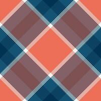 têxtil padronizar tartan do Verifica tecido com uma desatado textura fundo xadrez. vetor