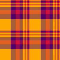 Verifica desatado do textura têxtil padronizar com uma xadrez tecido fundo tartan. vetor