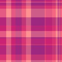 misturado fundo padrão, caçador xadrez tartan textura. desvaneça Verifica tecido têxtil desatado dentro Rosa e vermelho cores. vetor