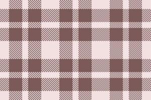 fundo xadrez tartan do tecido Verifica padronizar com uma textura têxtil desatado. vetor