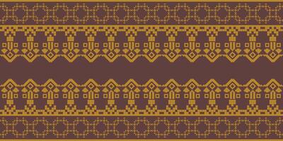 elegante têxtil fronteira com floral motivo.vintage têxtil fronteira para clássico desenhos.coloridos têxtil fronteira com geométrico padrões vetor