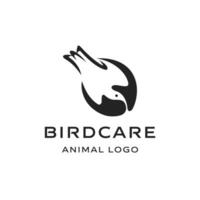 pássaro logotipo, animal símbolo vôo pássaro logotipo Projeto modelo vetor