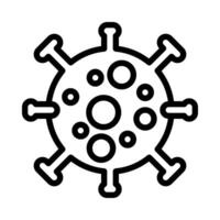 vírus ícone ou logotipo ilustração esboço Preto estilo vetor